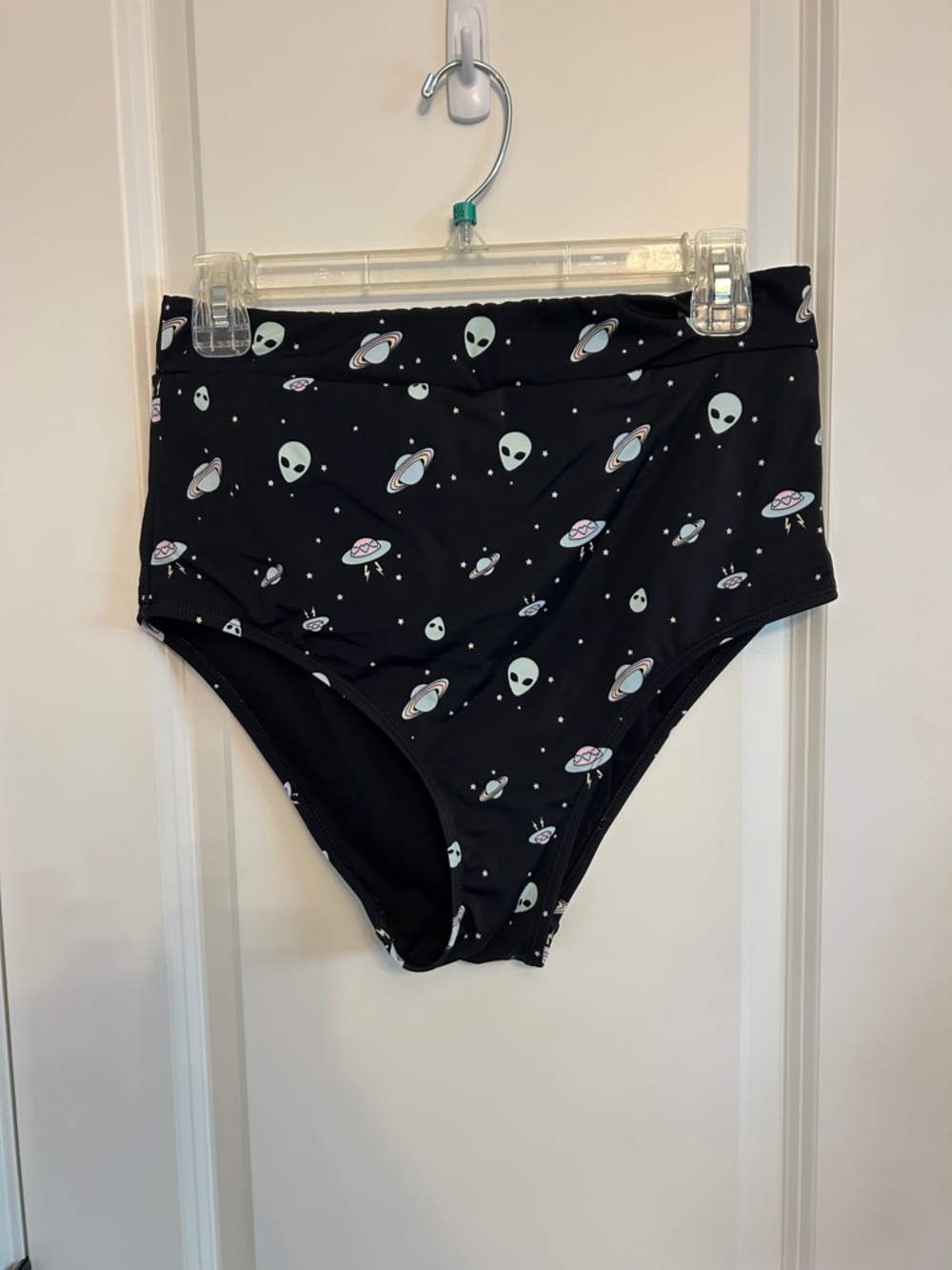 Hot Topic Alien High-Waist Swim Bottoms